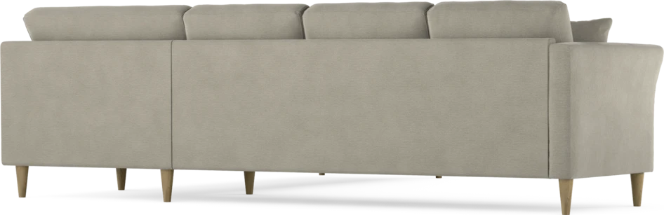 Eden - Hörnsoffa, 3+3-sits - Brun