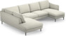 Madison Lux - 2-sits soffa med divan vänster och schäslong höger - Vit