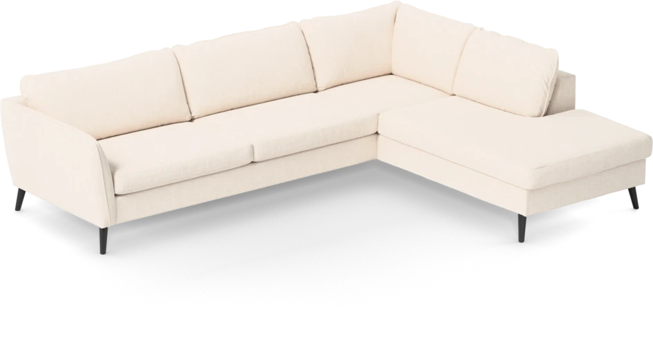 County - 2,5-sits soffa med divan höger - Vit