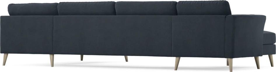 Bridge - 3-sits soffa med schäslong vänster och divan höger - Blå