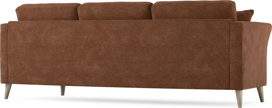 Eden - 3-sits soffa svängd - Orange