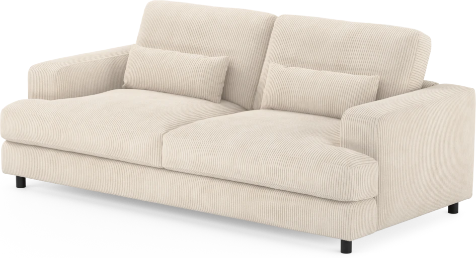 Noma - 3-sits soffa - Vit