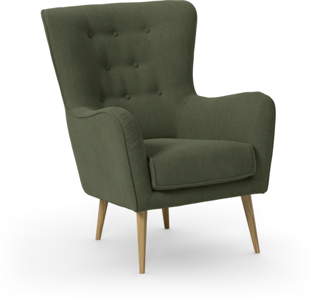 Cordelia - Fåtölj - Grön
