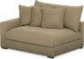 Rossi - 2-sits med armstöd höger - Beige