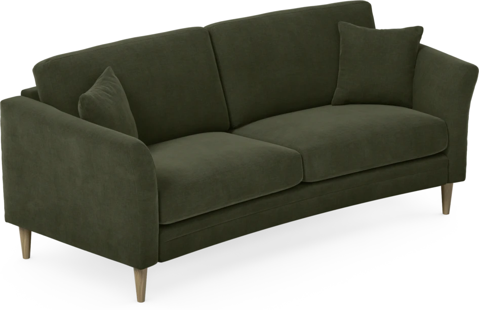 Eden - 2,5-sits soffa svängd - Grön