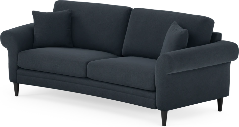 Eden - 2,5-sits soffa svängd - Blå