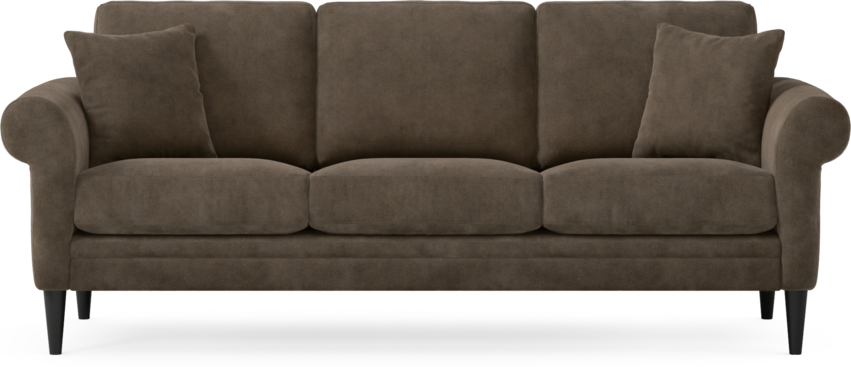 Eden - 3-sits soffa - Brun