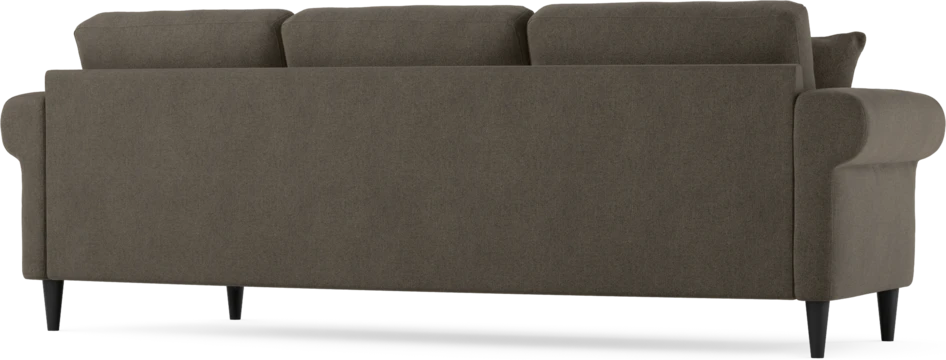 Eden - 3-sits soffa svängd - Brun