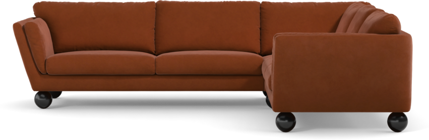 Madison Lux - Hörnsoffa 3+2-sits, hörn 1 - Röd