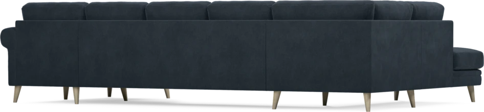 Eden - 3-sits soffa med divan vänster och schäslong höger - Blå