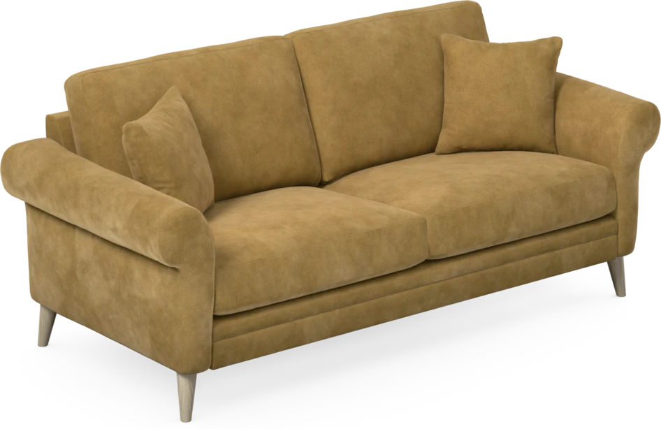 Eden - 2,5-sits soffa - Gul