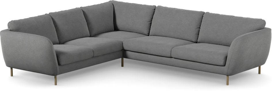 Madison Lux - Hörnsoffa 2+3-sits, hörn 1 - Grå