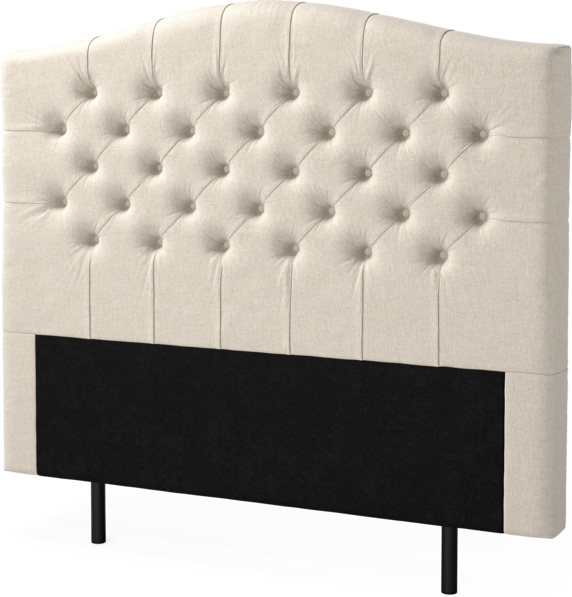 New York välvd - Sänggavel, 90-210 cm - Beige