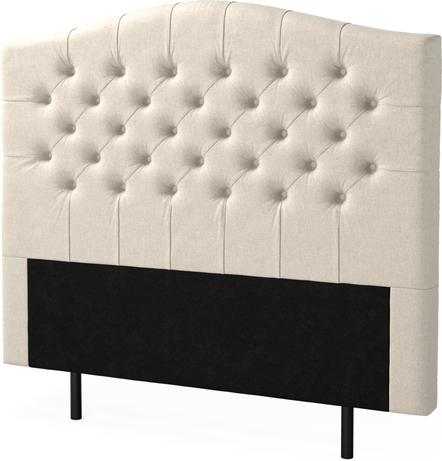 New York välvd - Sänggavel, 90-210 cm - Beige