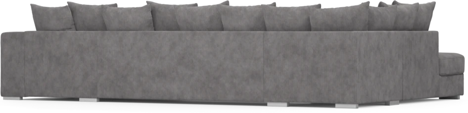 Town - 3-sits soffa med divan vänster och schäslong höger - Grå