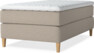 Delux Dream - Kontinentalsäng, enkelsäng 120 cm med bäddmadrass - Beige