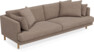 Harper - 4-sits soffa - Brun