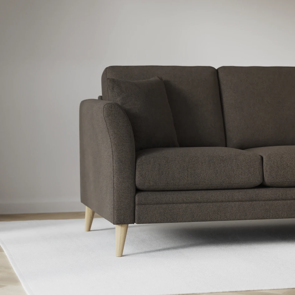 Eden - 2,5-sits soffa - Brun