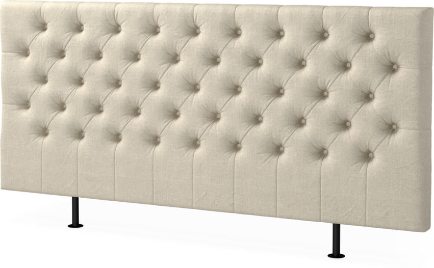 Cape pikerad - Sänggavel, 90-210 cm - Beige