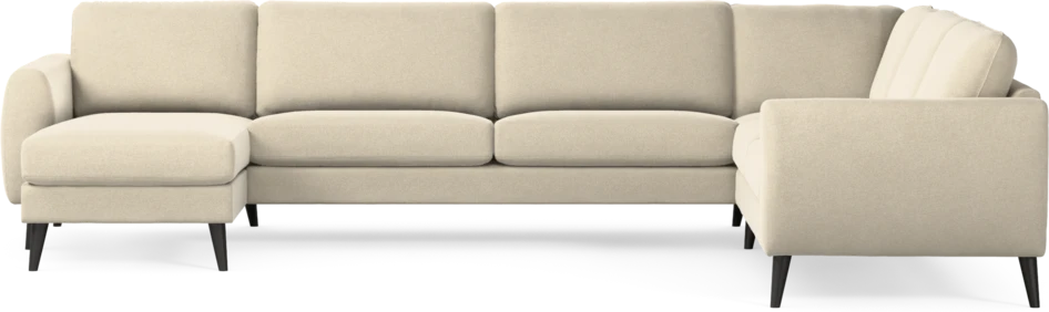 Bridge - Hörnsoffa, 3+2-sits med schäslong vänster - Beige