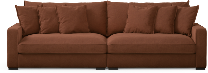 Rossi - 4-sits soffa - Orange