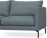 Impression Delux - 3-sits soffa med divan vänster - Blå