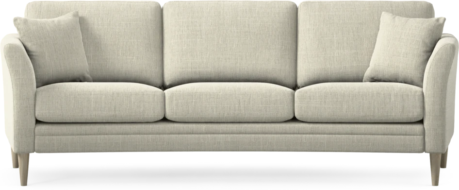 Eden - 3-sits soffa svängd - Beige