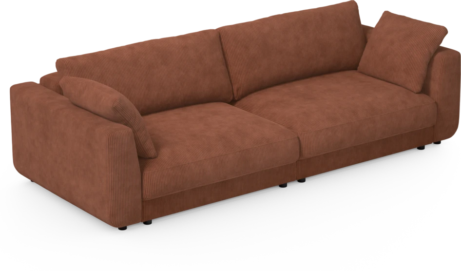 Amie - Bäddsoffa 4-sits - Orange