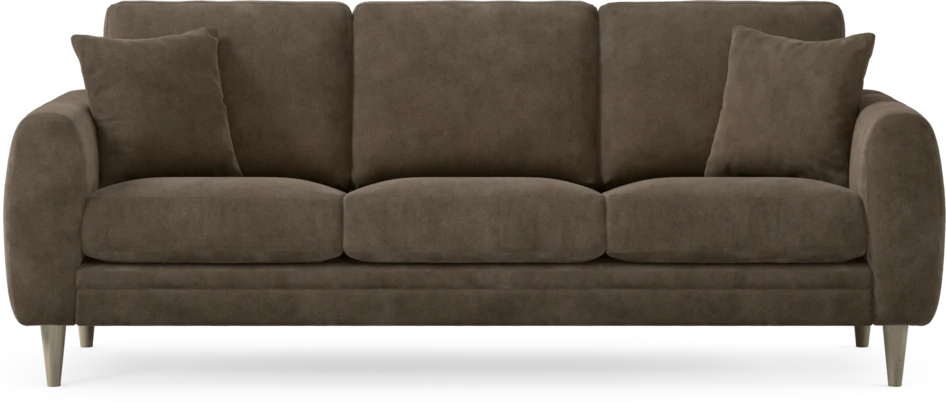 Eden - 3-sits soffa - Brun