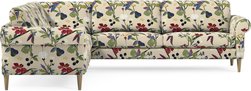 Bridge - Hörnsoffa, 2+3-sits - Flerfärgad