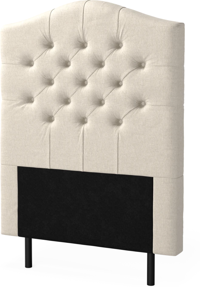 New York välvd - Sänggavel, 90-210 cm - Beige