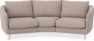 Madison - 3-sits soffa svängd, 70 cm - Beige