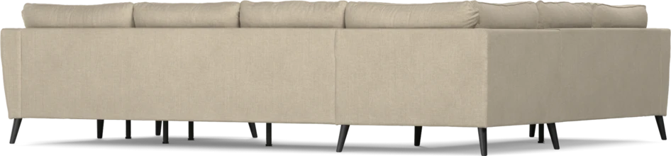 County - Hörnsoffa, 2+3-sits med schäslong höger - Beige