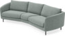 Madison - 3-sits soffa svängd, 90 cm - Grå