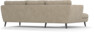 Madison Lux - 2-sits soffa med schäslong vänster - Beige