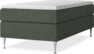 New York - Kontinentalsäng, enkelsäng med bäddmadrass och sängben - Grön