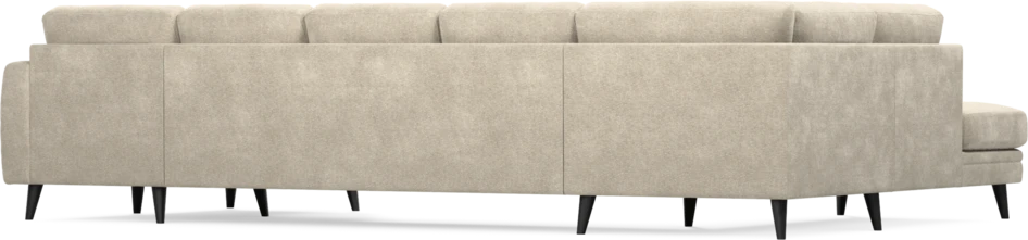 Eden - 3-sits soffa med divan vänster och schäslong höger - Beige