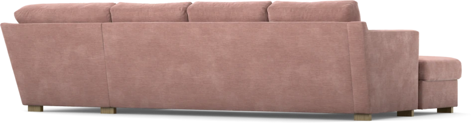 Friday - 3-sits soffa med schäslong vänster och divan höger - Rosa