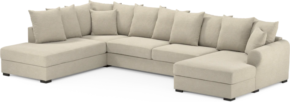 Town - 3-sits soffa med divan vänster och schäslong höger - Beige