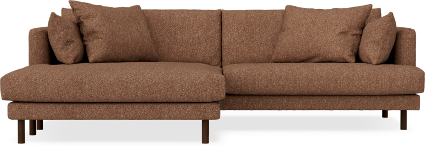 Harper - 4-sits med schäslong XL vänster - Orange