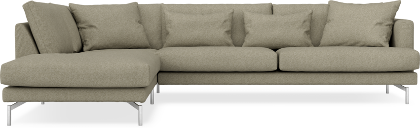 Harper - 3-sits soffa med divan vänster - Beige