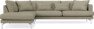 Harper - 3-sits soffa med divan vänster - Beige