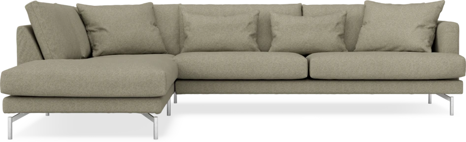 Harper - 3-sits soffa med divan vänster - Beige