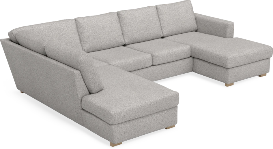 Friday - 3-sits soffa med divan vänster och schäslong höger - Vit