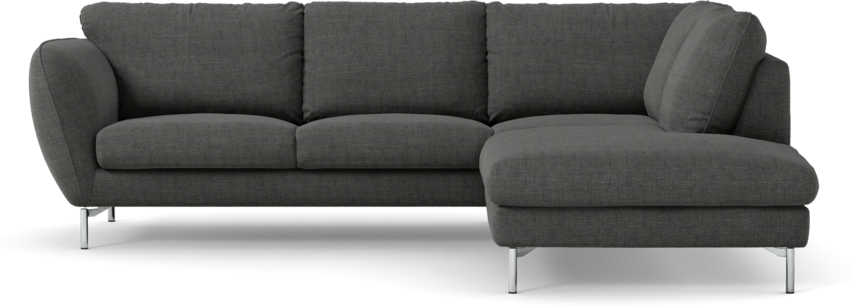 Madison - 2-sits soffa med divan höger - Grå
