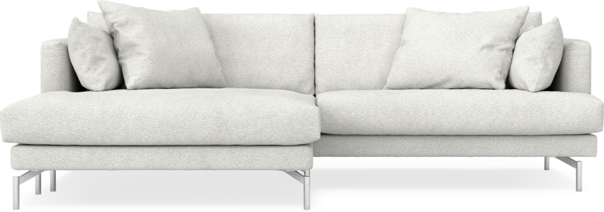 Harper - 4-sits med schäslong XL vänster - Vit