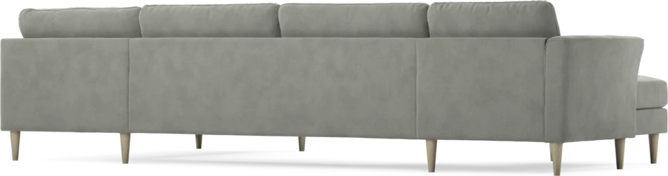 Bridge - 3-sits soffa med schäslong vänster och divan höger - Grå
