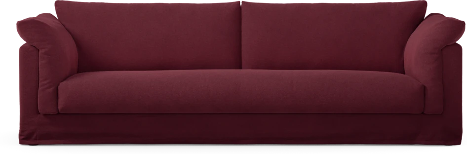 Cherrie Klädsel - Klädsel till 4-sits soffa, hel dyna - Röd