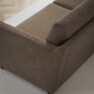 Friday - 2,5-sits soffa med divan höger - Brun