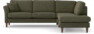 Eden - 2,5-sits soffa med divan - Grön
